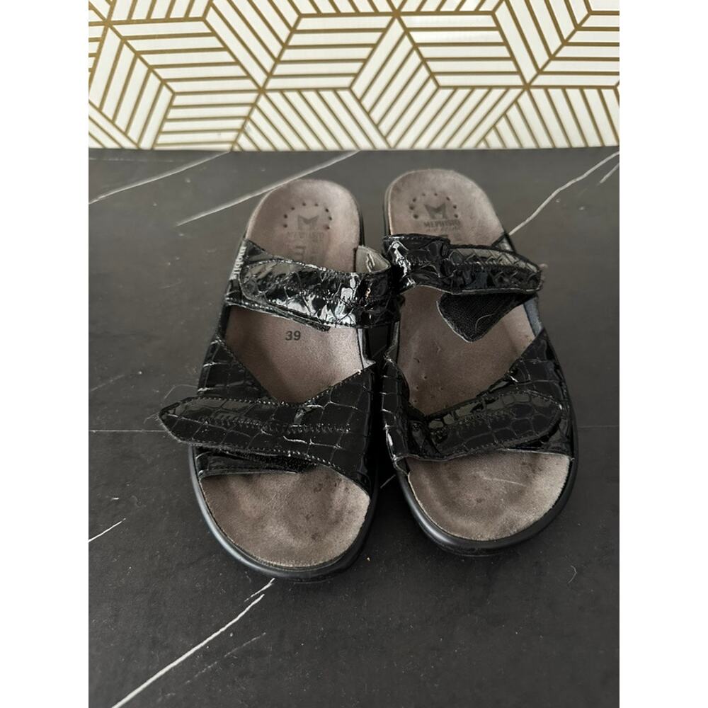 MEPHISTO Moblis Women's Black Sandals | Size 39